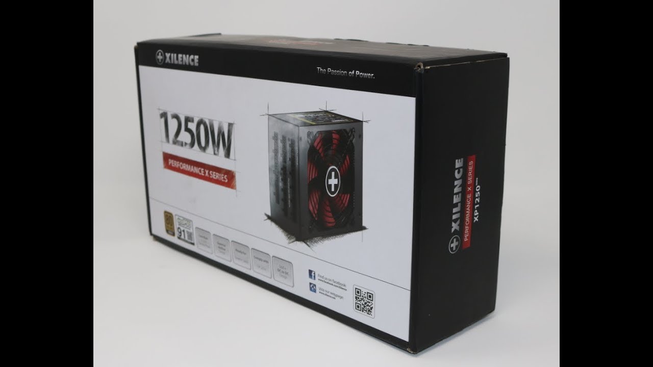 1250W of pure power! Xilence Performance X Series XP1250 (XP1250MR9) PC Power Supply PSU