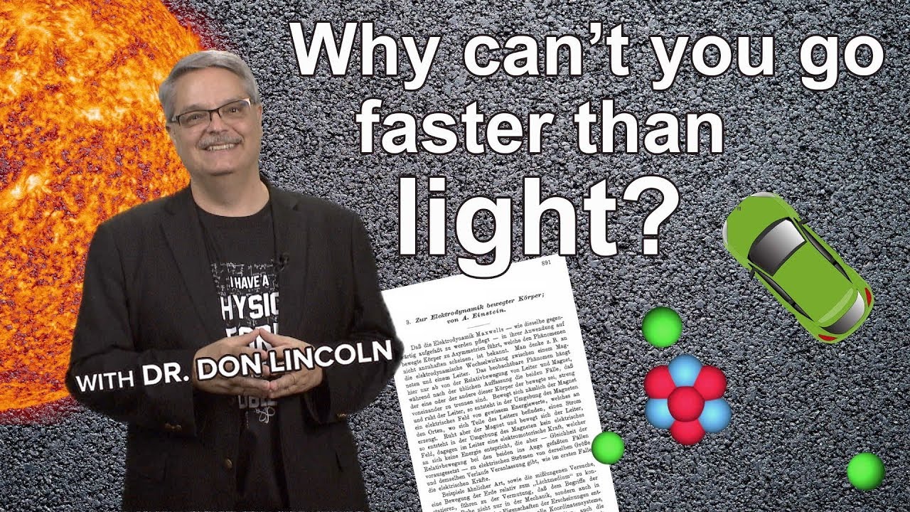 Why can't you go faster than light?
