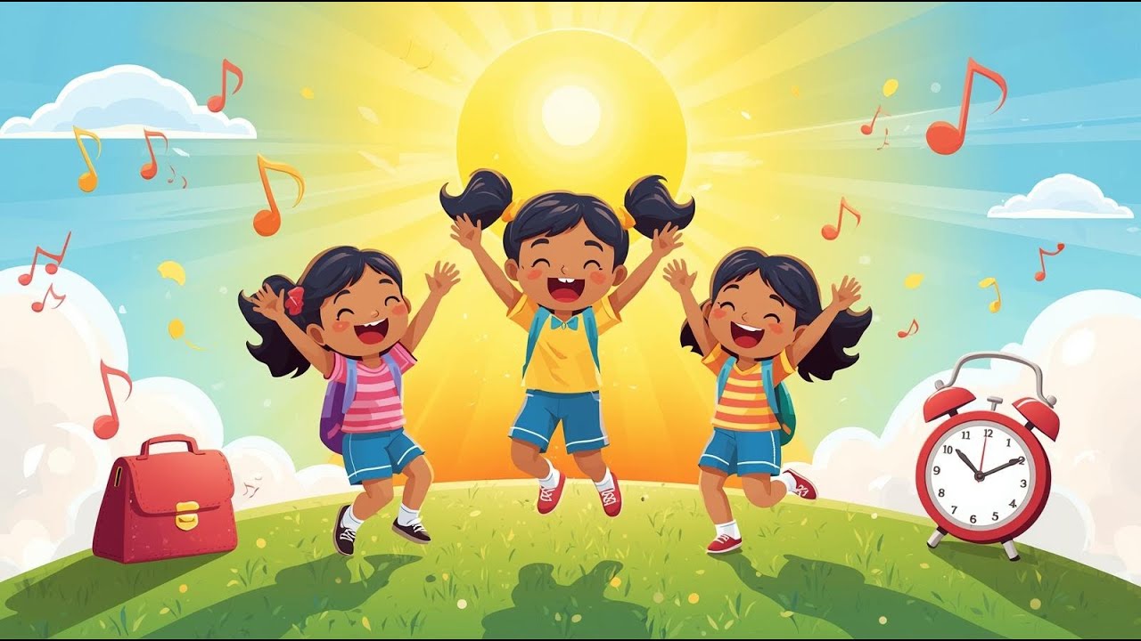 Morning Song🎵 | Ding Ding Morning 🌞 | Kids Fun Dance & Masti