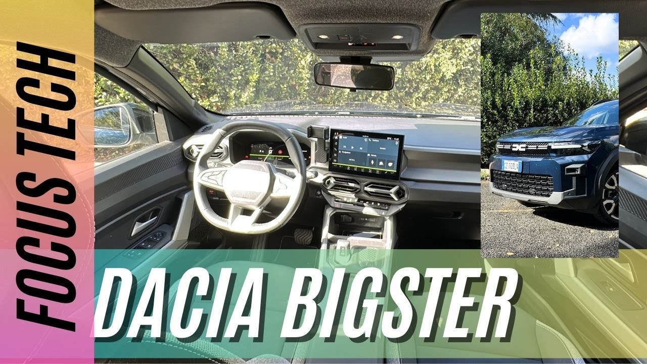 Tutti i segreti tech di Dacia Bigster: Focus Infotainment e ADAS