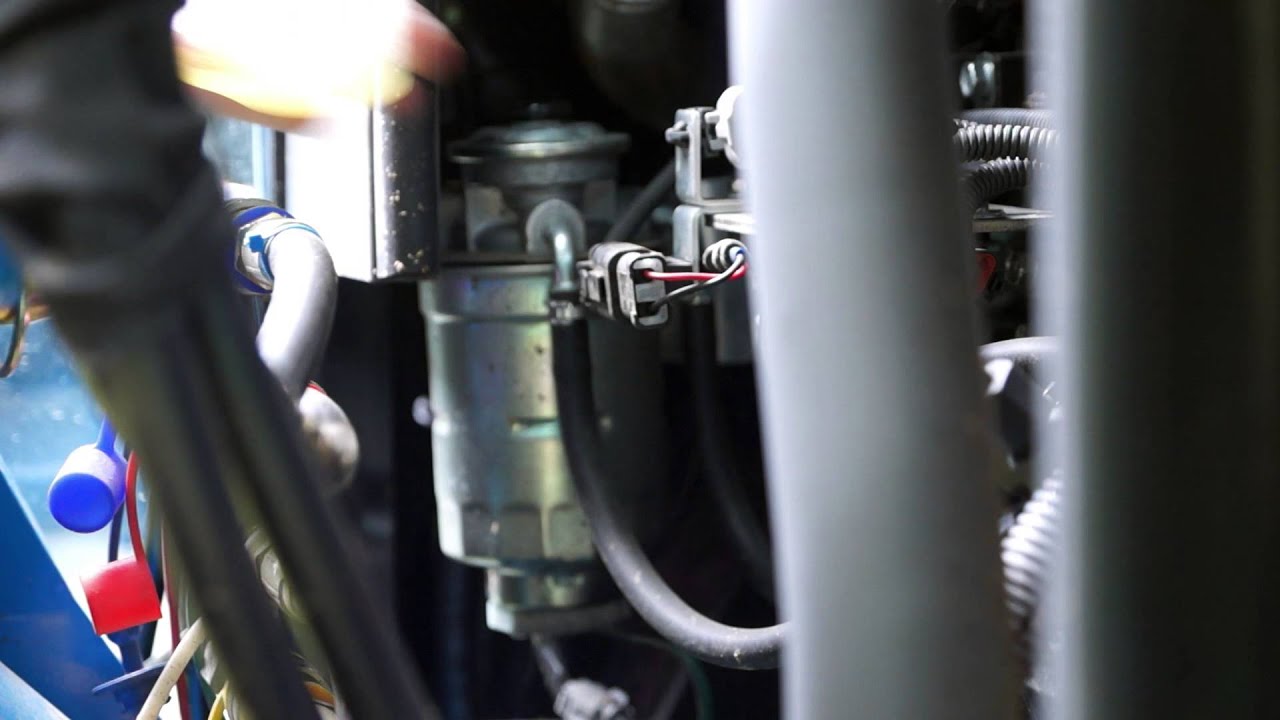 Purging Water from Fuel System on a LS xr4040 Tractor