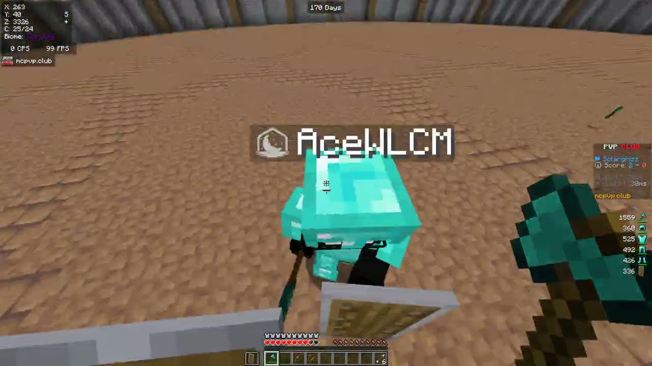 1v1 pvp with ace lol!