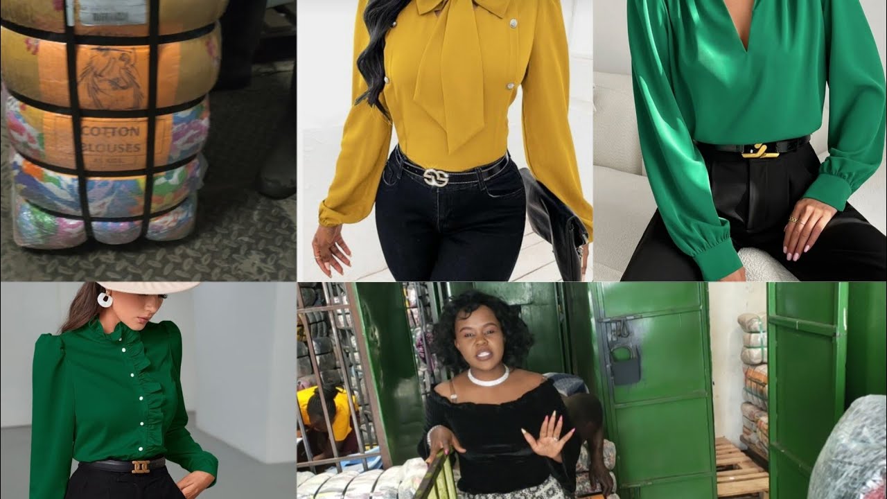 MTUMBA BALES LADIES BLOUSE FROM OFICIAL , FANCY SMART CASUAL TOPS
