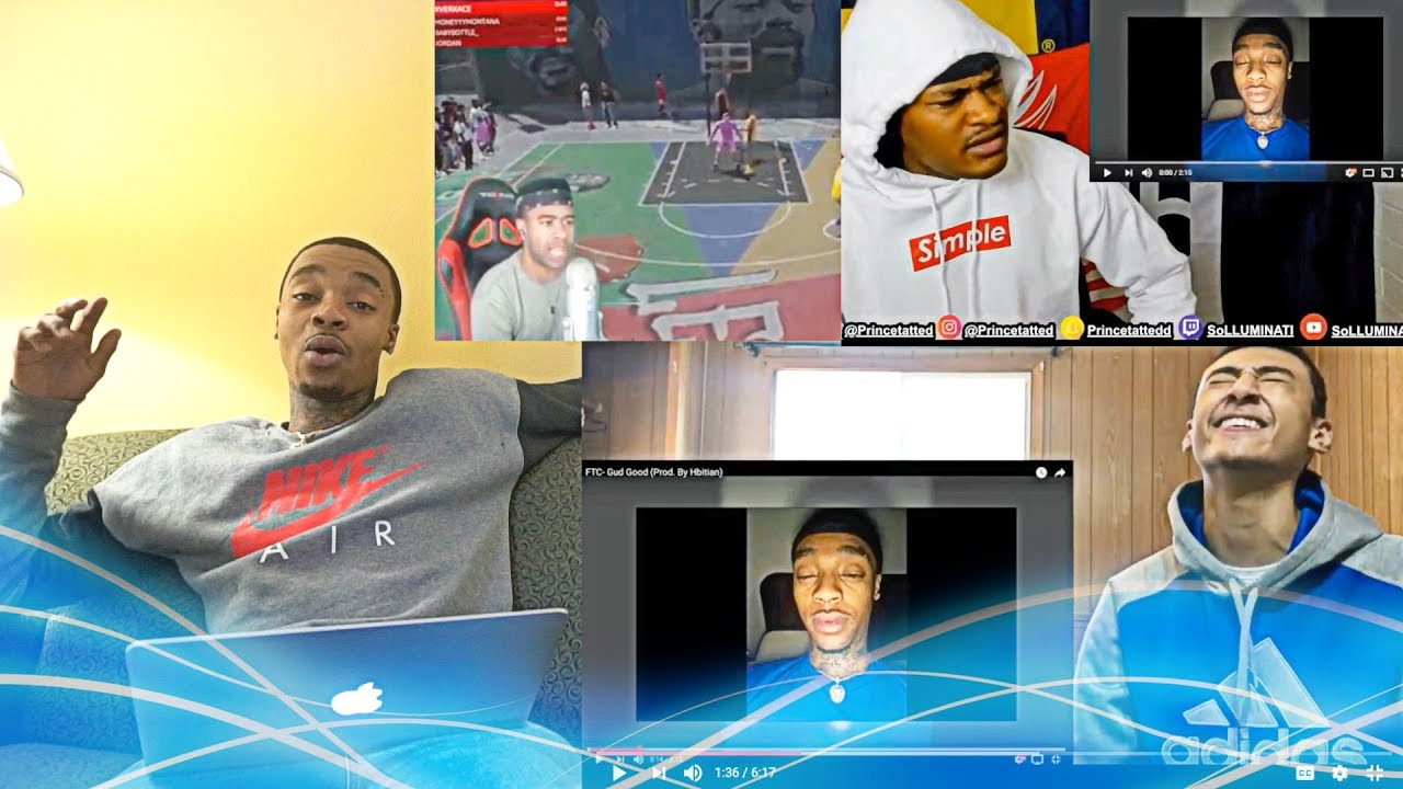 HE HIT THE DISLIKE BUTTON IN FRONT OF ME!😤 REACTING To People who Reacted to FTC- Gud Good Pt.2! 🎧