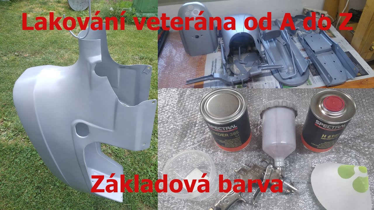 Lakování veterána od A do Z - Základová barva