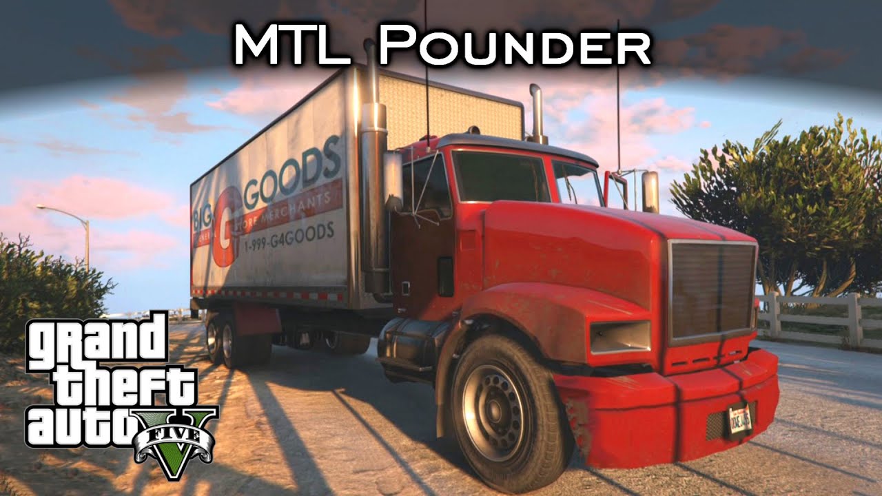 Trevão do Caminhão: MTL Pounder | 1ª pessoa! | GTA V Nova geração [PT-BR]