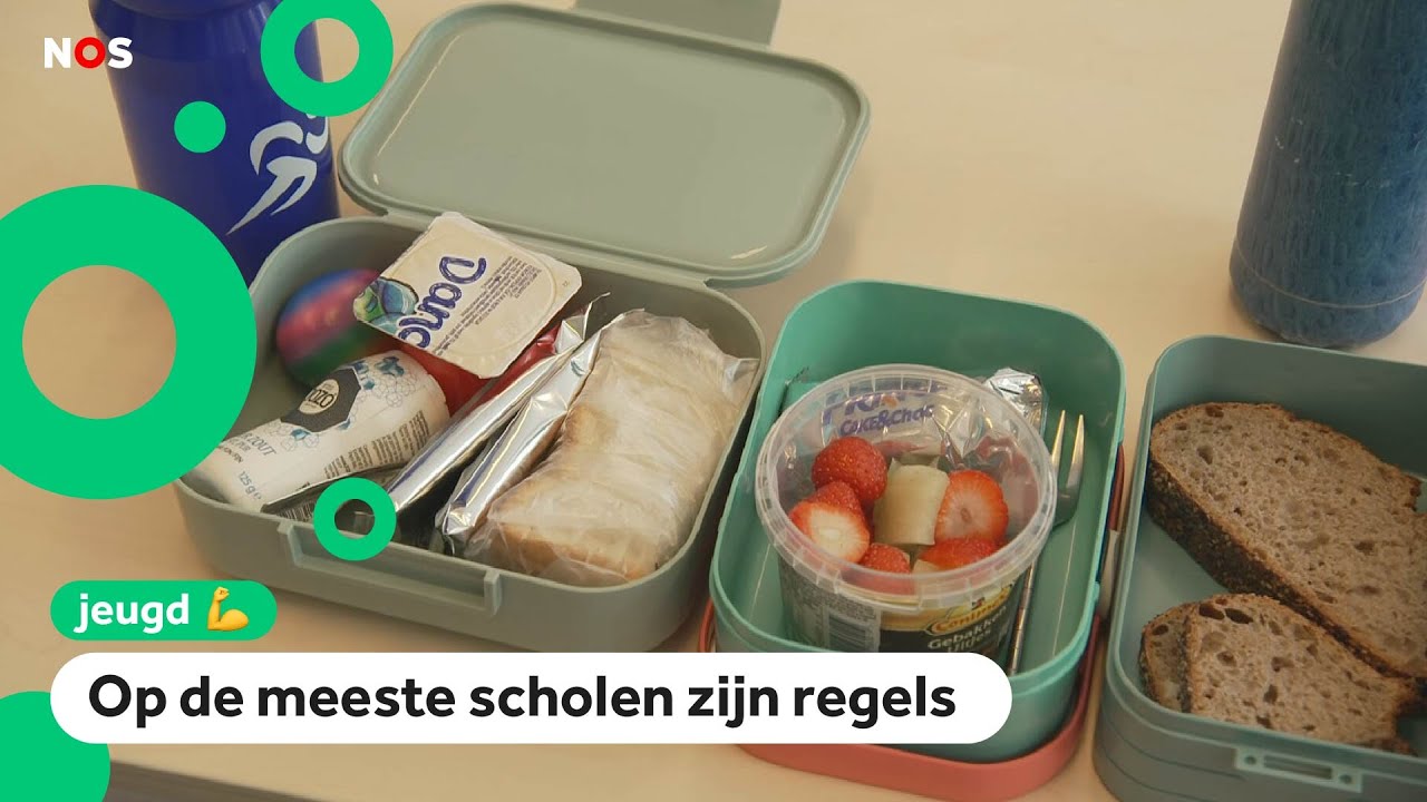 Gezonde lunch op school: 'Ze willen niet dat wij te dik worden'