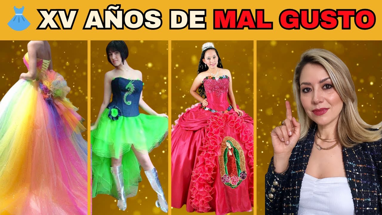 VESTIDOS DE XV AÑOS QUE NO DEBES USAR