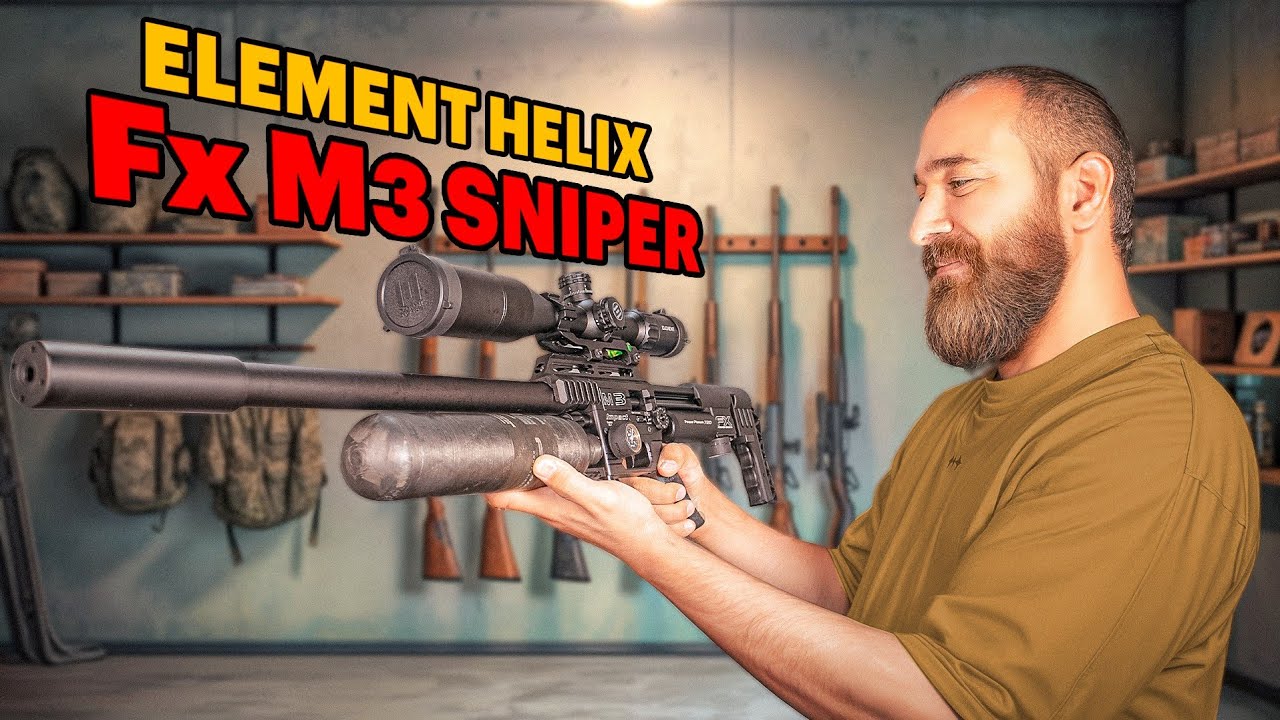 بهترین ستاپ PCP شکار🎯| FX M3 Sniper + Element Helix💥قیمتش بیشتر از ۳۰۰ میلیونه😱| آنباکس و نصب کامل!