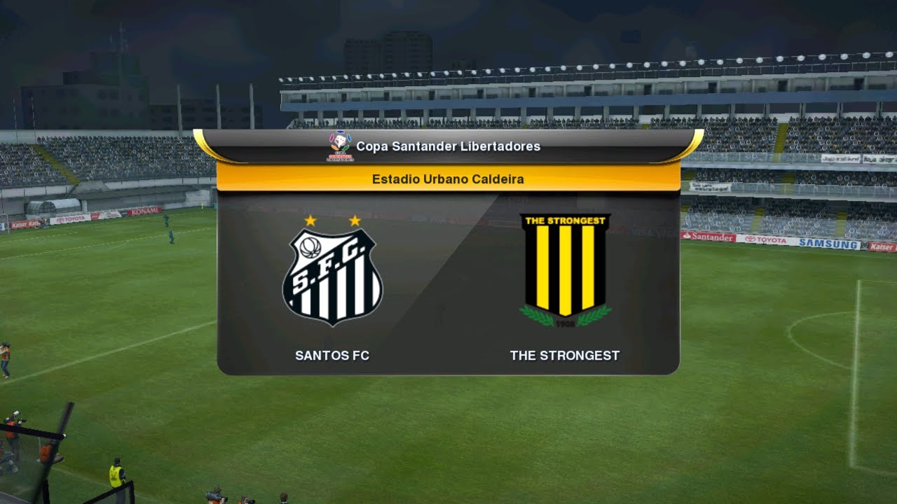 Copa Santander Libertadores – Fase de Grupos | 2ª Rodada Santos FC x The Strongest #gaming #pes2013