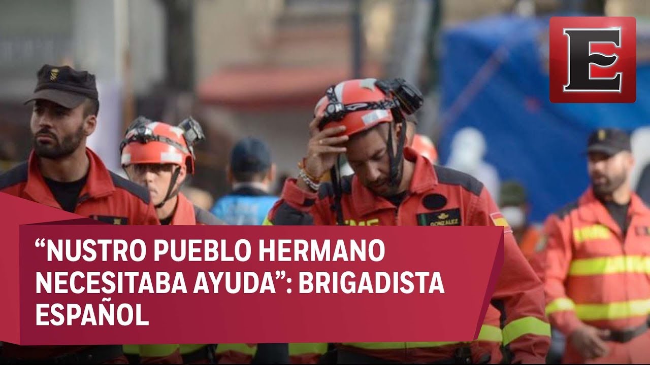 Estaremos aquí el tiempo que sea necesario: rescatista español