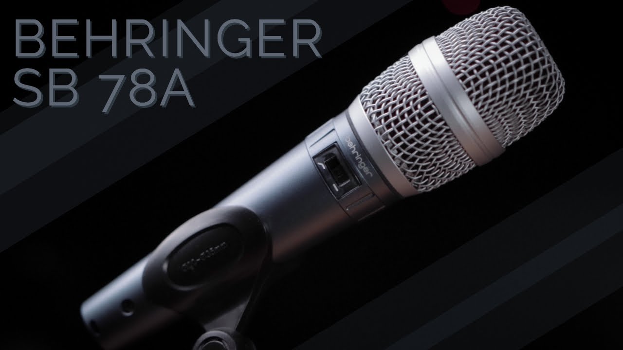Behringer SB 78A Handheld Condenser Microphone Review / Test