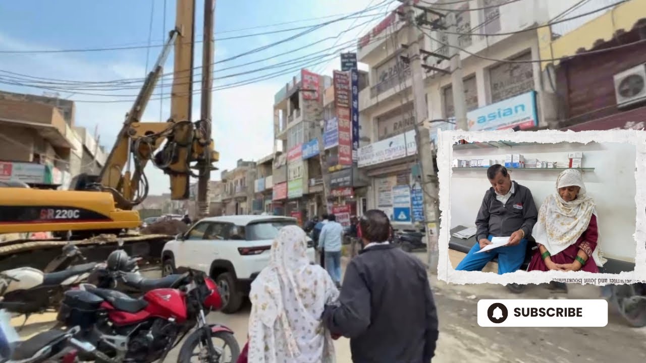 Papa ji ke sath chale Bhua ko doctors 🥼 ke dikhane #ballabgarhmarket #rajanaharsingh #dailyvlogs