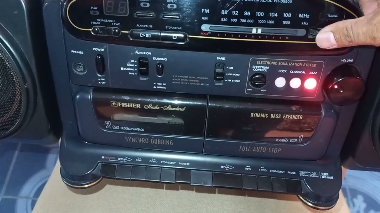 RADIO GRABADORA FISHER PH-D5500