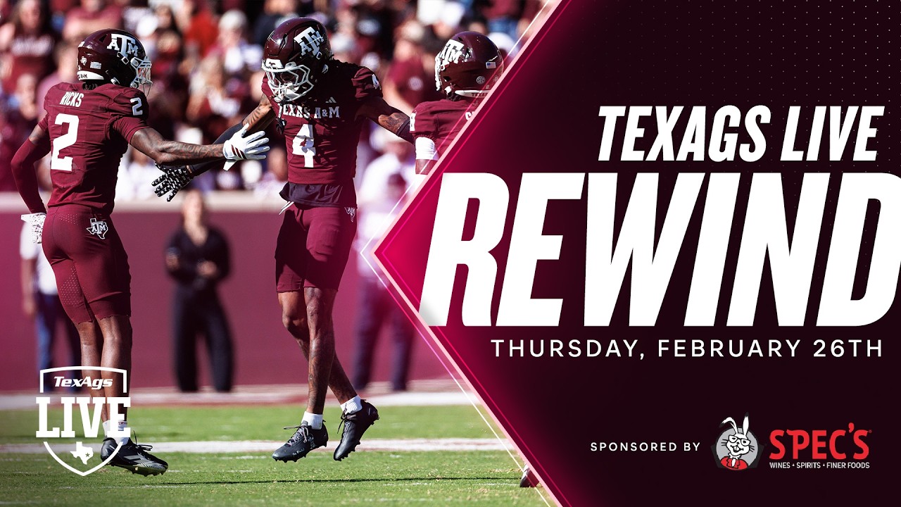 Two more Aggies take the stand at the NFL combine | TA Rewind w/ Michael Earley, Logan Lee & more!