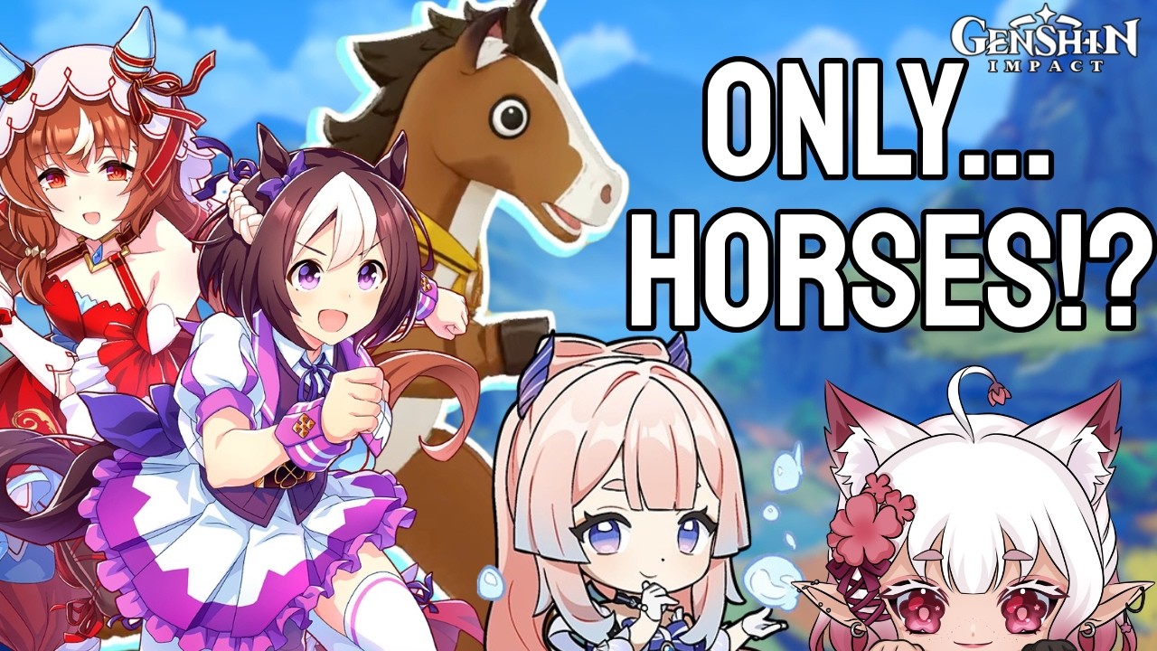 Genshin Impact with ONLY... Horse? DAY 2! (W @/KillerKokomi)