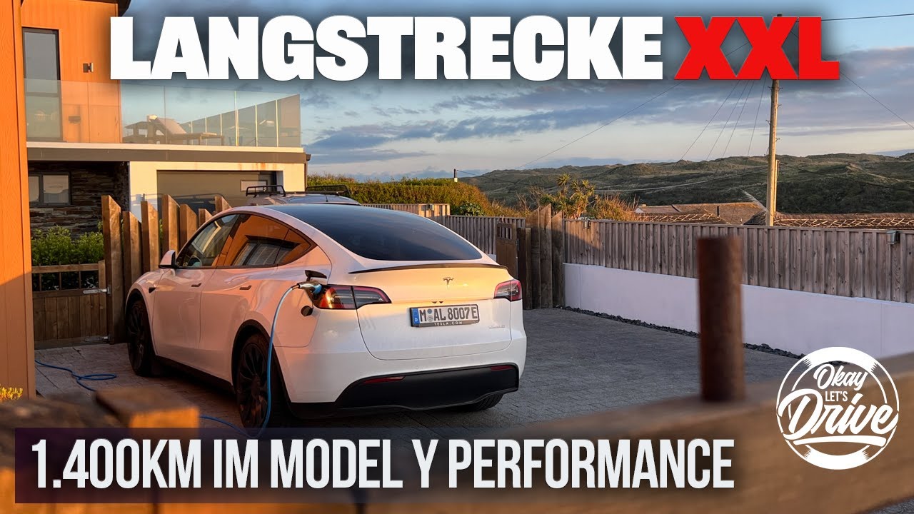 Quer durch Europa an einem Tag im Model Y Performance - Challenge accepted!