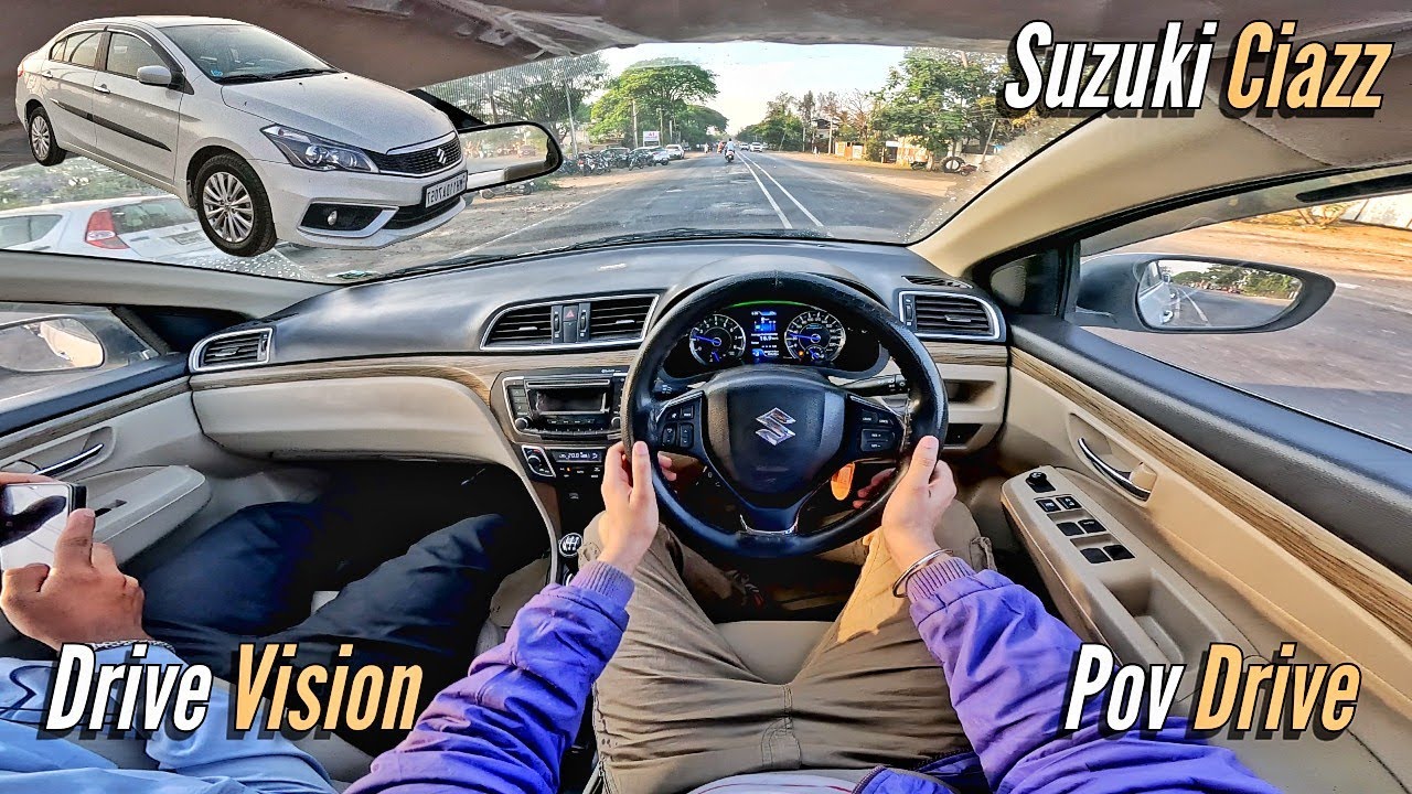Maruti Suzuki Ciaz 2024 POV Drive | Smooth & Spacious Sedan Experience ! #SuzukiCiaz #povdrive