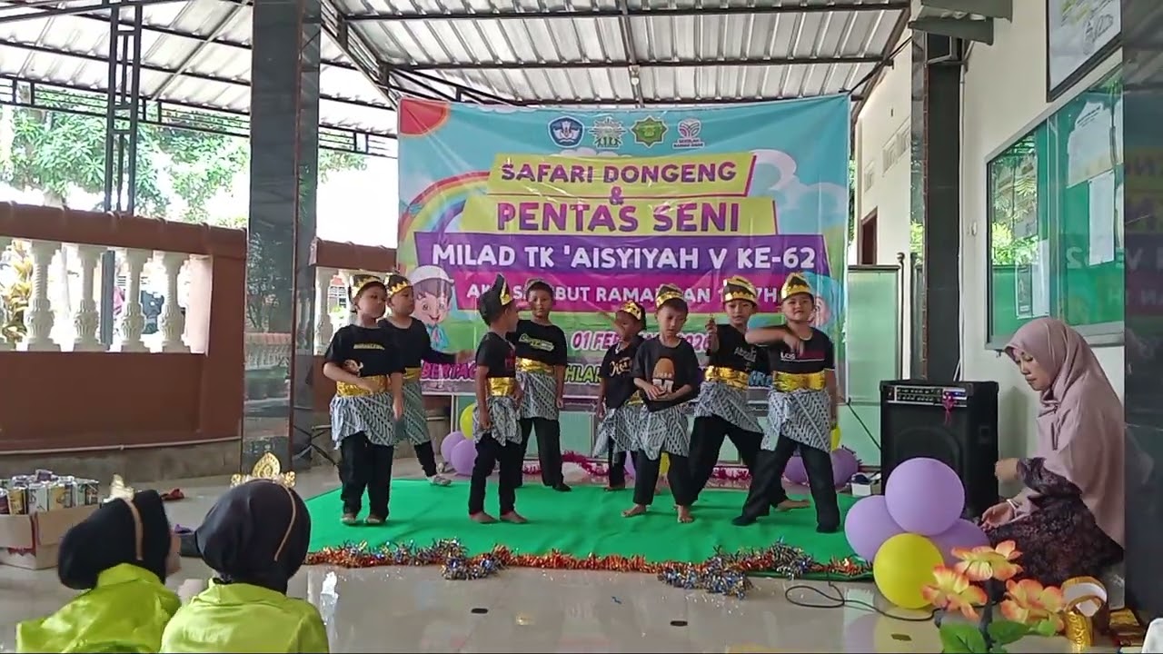 Tari Rampak TK 'Aisyah V Magetan Jawa Timur