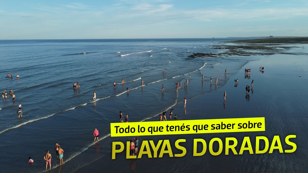 ¿Qué tan CRISTALINA es el agua de PLAYAS DORADAS en la Patagonia? 🏖️🏖️ Todo lo que tenés que saber