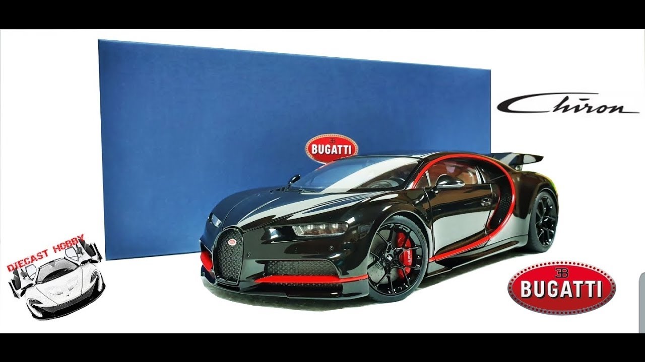 1/18 Autoart Bugatti Chiron | 70991 | Nocturne Black