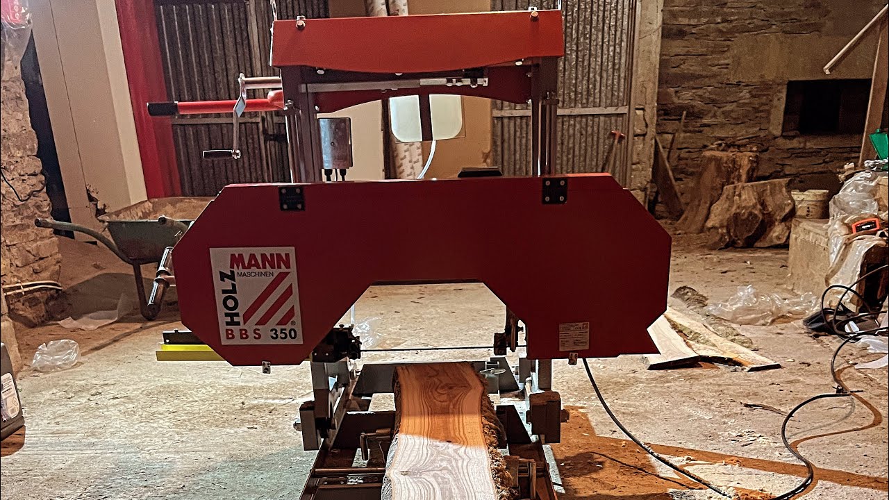 Unboxing y montaje de #aserradero holzmann BBS350 #sawmill