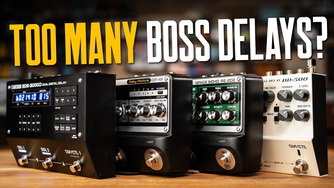 Why Does Boss Make All These Big-Box Delay Pedals? [DD-500, DM-101, RE-202 & SDE-3000D]