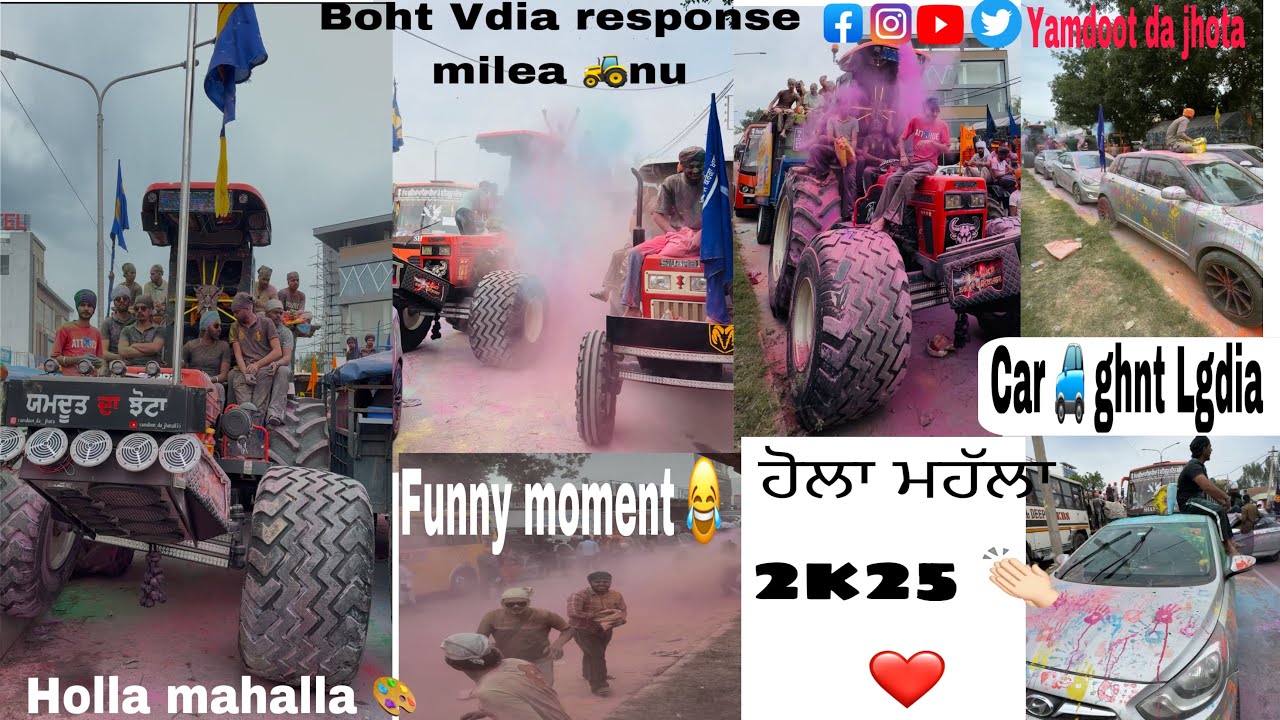 Holla mahalla khede sare bhra♥️🙏/meeh agyea sara kuj khrab hogyea 😞🥲/Gaddi 3 ne ghaint lgdi 🚗 ✅🚜♥️