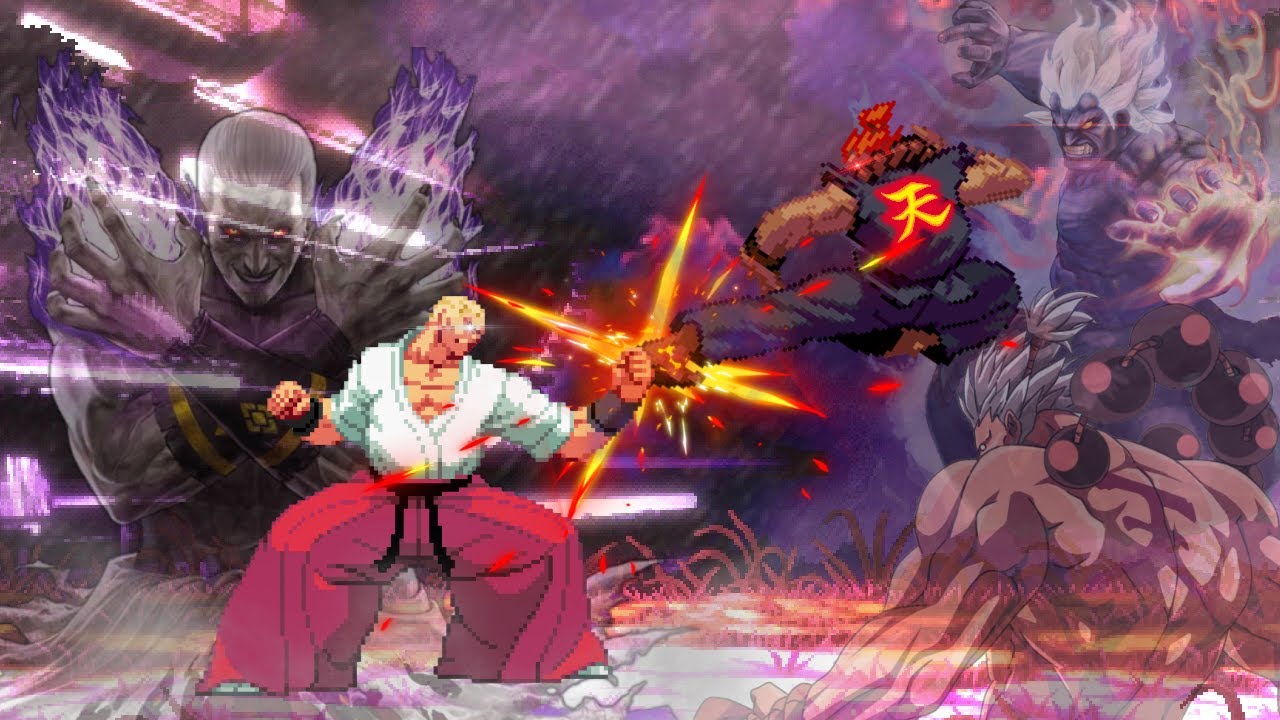 Akuma vs Geese Howard l All Form l Street Fighter X Fatal Fury l SNK X Capcom