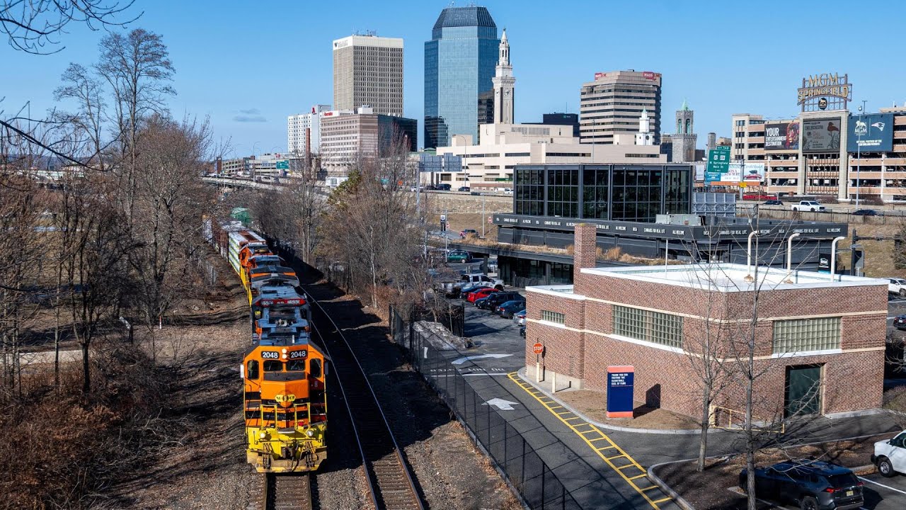 Connecticut Southern Jobs 3 & 4 + Amtrak & CTRail, Railfanning Hartford, CT-Springfield, MA 12/22/25