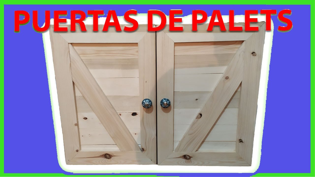 ♻️ Aprende ahora cómo Crear tus PUERTAS con PALETS (Fácil)