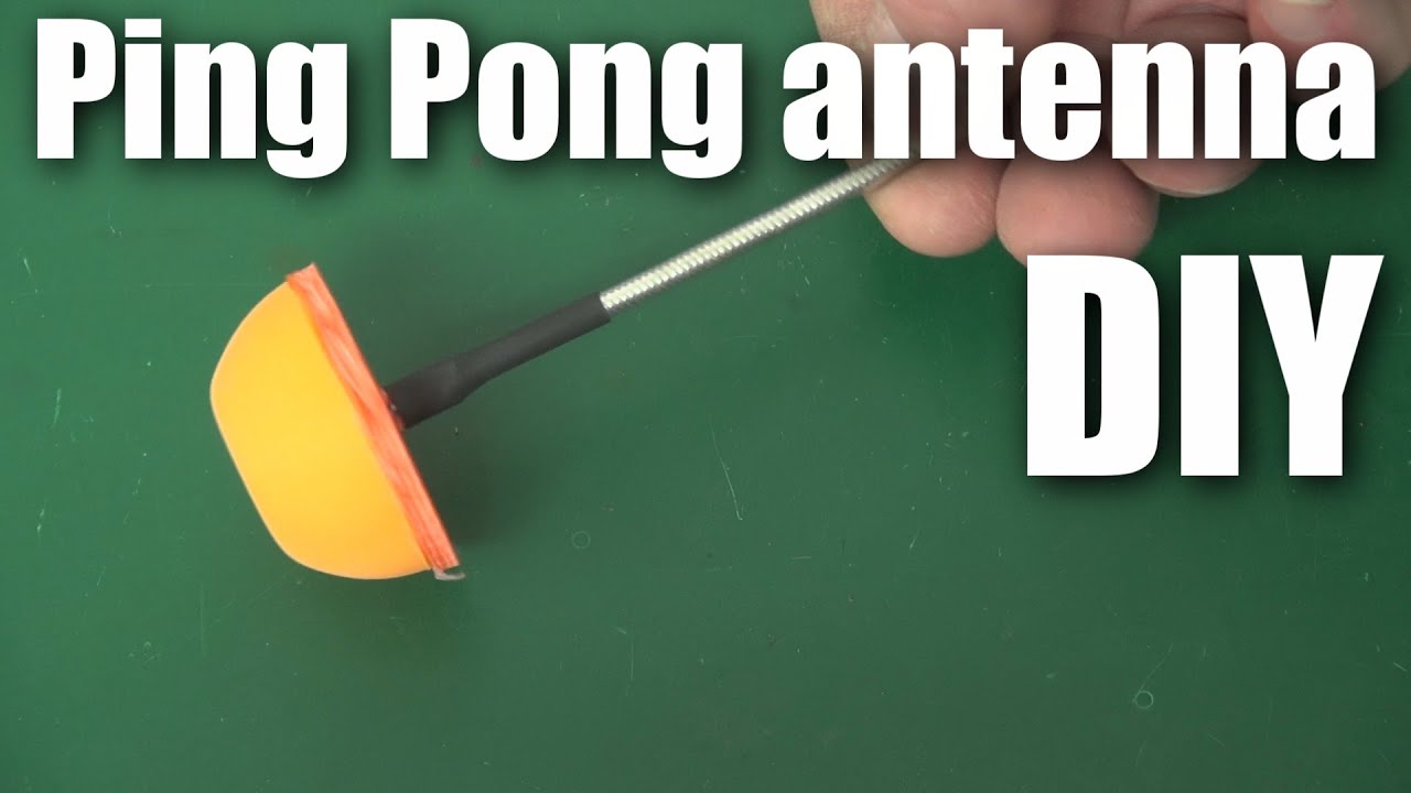 Ping pong 5.8GHz FPV antenna protection