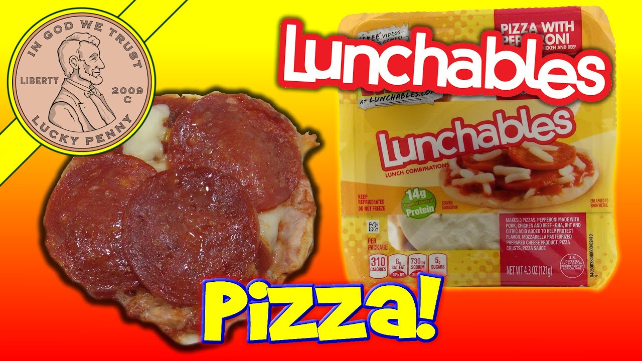 Lunchables Pizza With Pepperoni Pizza Kids Lunch Room Snack Food
