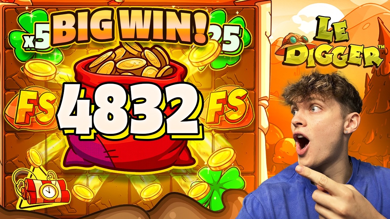 THE NEW LE DIGGER SLOT IS BROKEN! (HUGE SESSION)