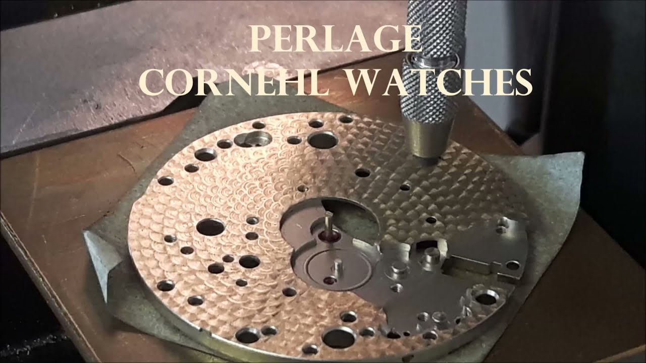 Perlage Mainplate Cal SC103 - Cornehl Watches