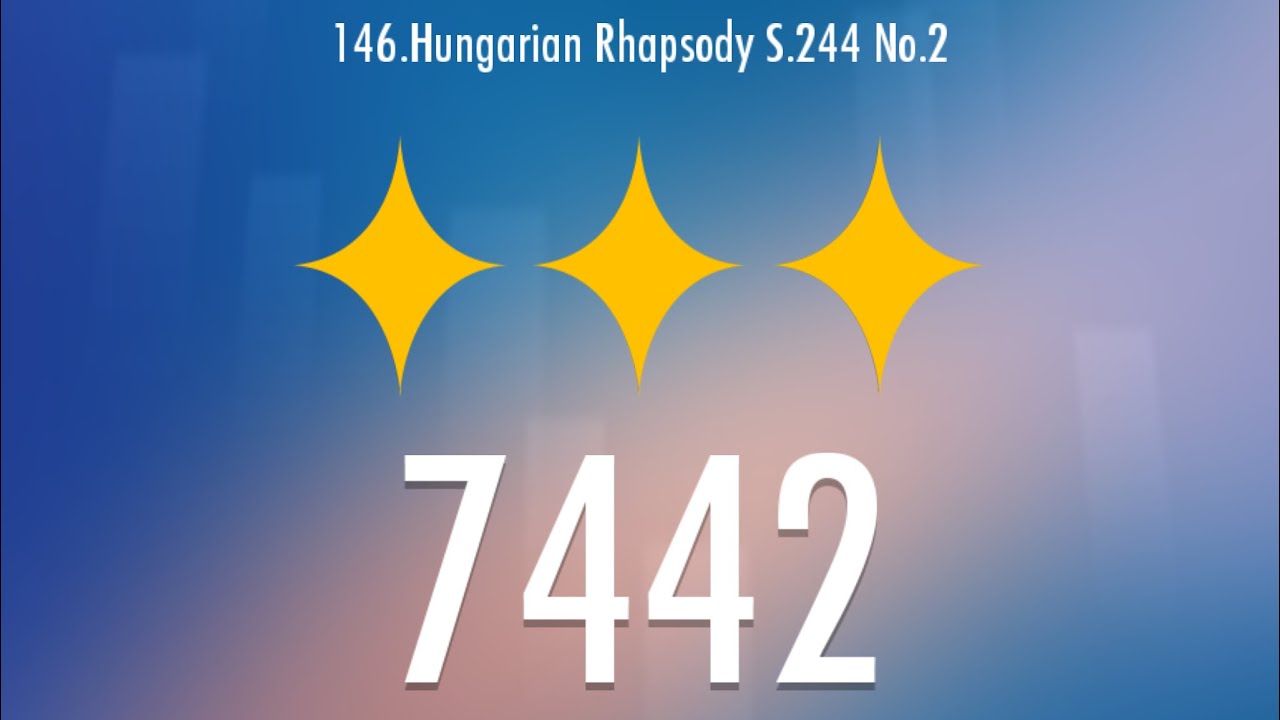 [Liszt] Hungarian Rhapsody no.2-Piano Tiles Umod CALC
