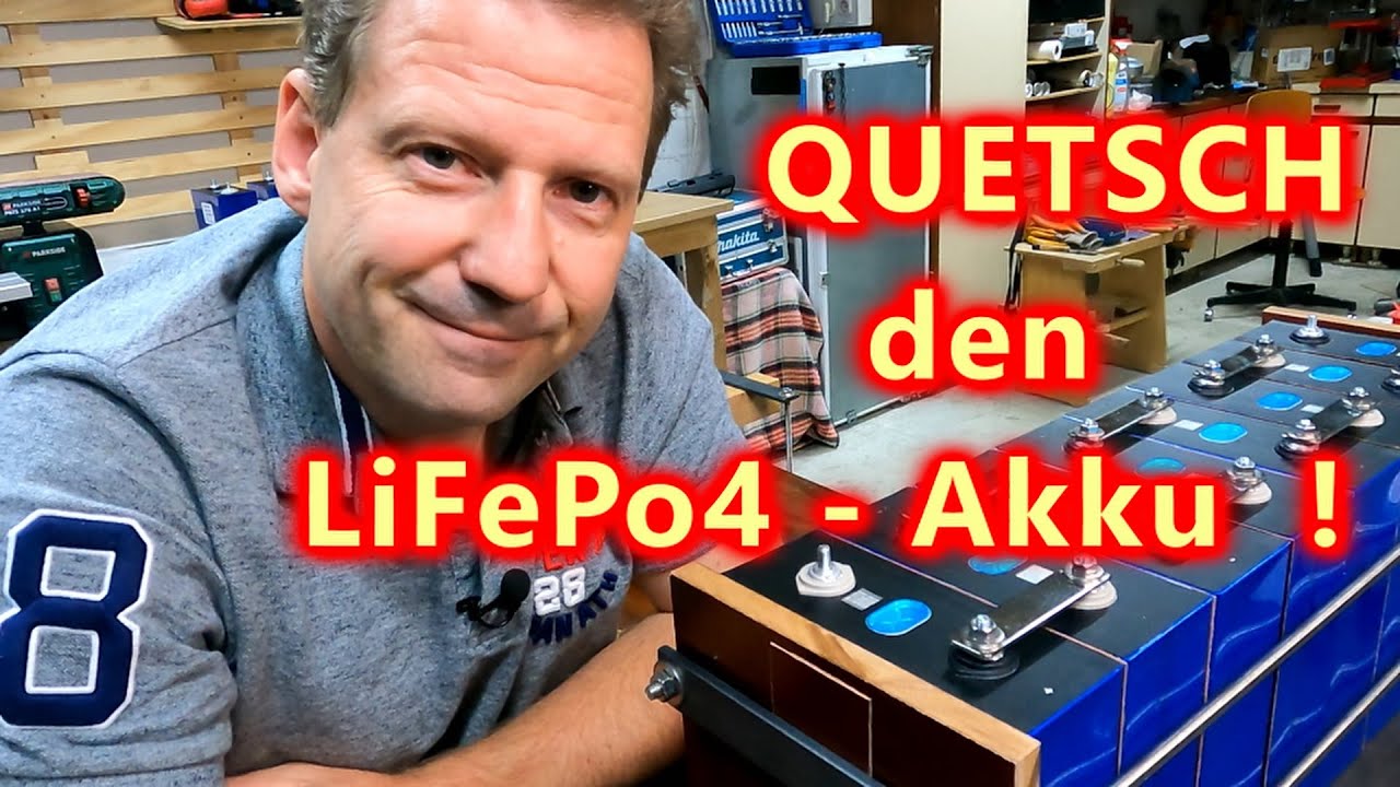 LiFePO4-Akku (zer)quetschen - Drehmoment für die Verpressung - DIY Akku-Bau Teil 3
