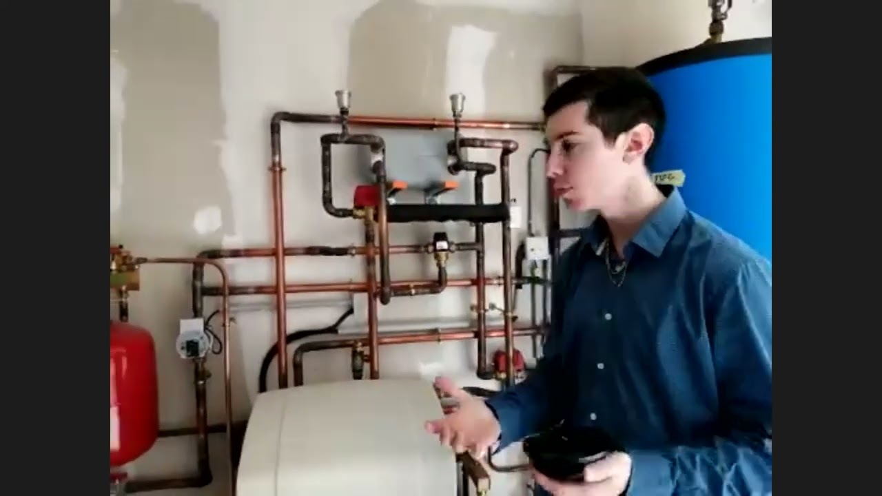 Visite de chantier mur géothermique et plancher chauffant rafraîchissant Caleosol