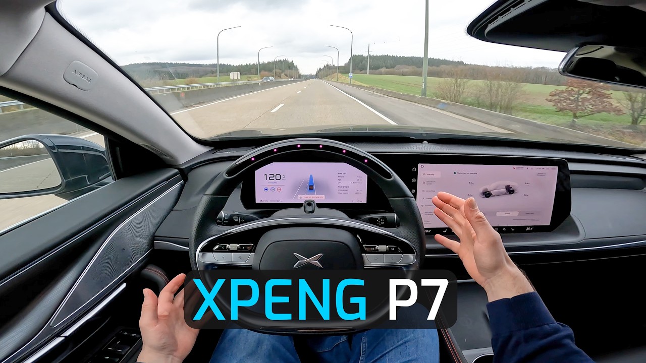 2025 XPENG P7 RWD LONG RANGE 276 HP POV TEST DRIVE