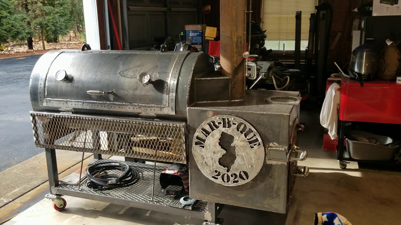 Reverse flow offset smoker build