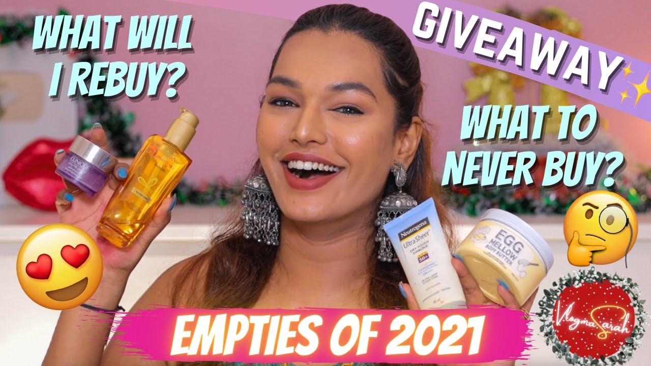 I used these Products Till the VERY END! Were They Any Good to Repurchase? GIVEAWAY 🎁 VlogmaSarah 4