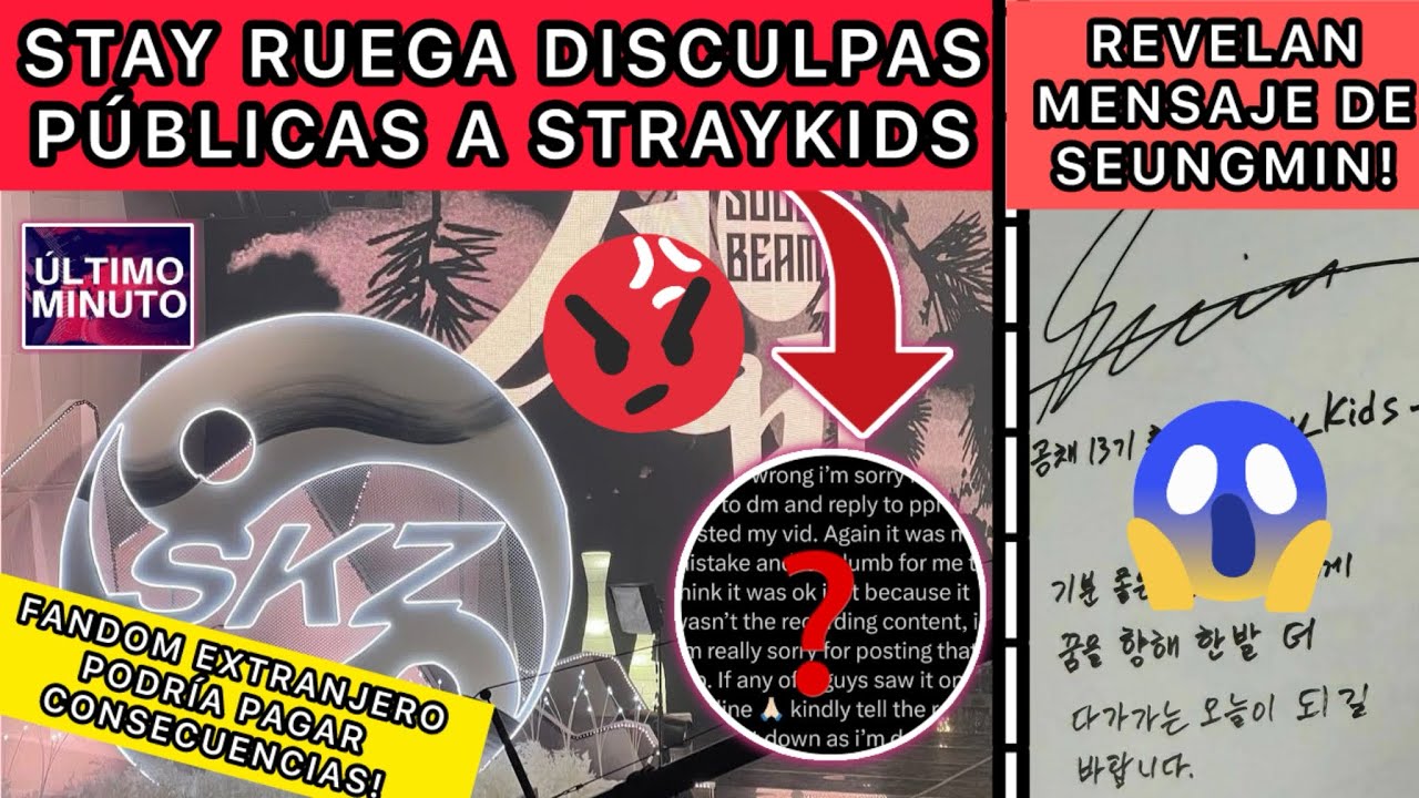 ESC&Aacute;NDALO!🔴STAY INCUMPLE CONTRATO DE CONFIDENCIALIDAD😱/REVELAN MENSAJE🚨/Noticiasdekpop
