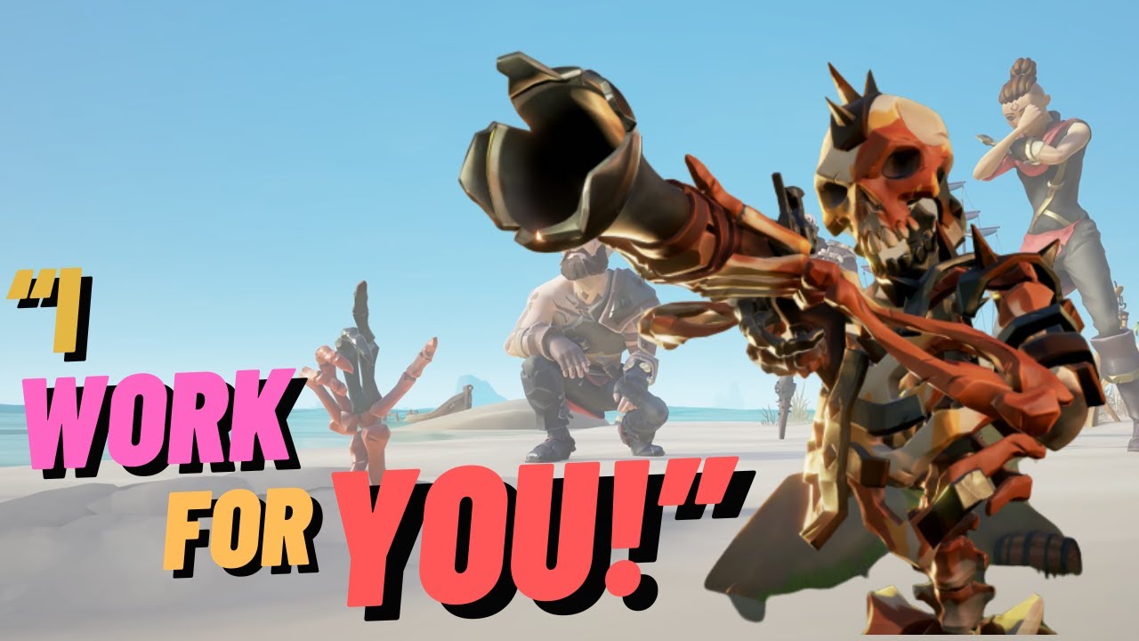 You Can Now Hire Skeletons in Sea of Thieves! - Skeleton Mercenaries Explained