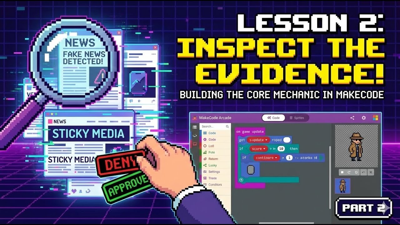 Y6T2 - Microsoft MakeCode Arcade - Pt2 objects and interactions
