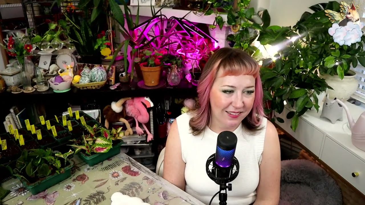 Working on crochet projects (and chatting about the garden) 🌱 + 🧶 | Last Minute Laura