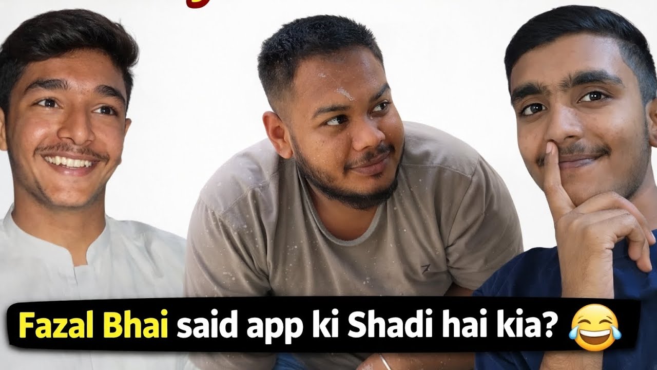 Ali Bhai ny kia room ka colour Fazal Bhai said: Aap ki Shadi hai kia 😂