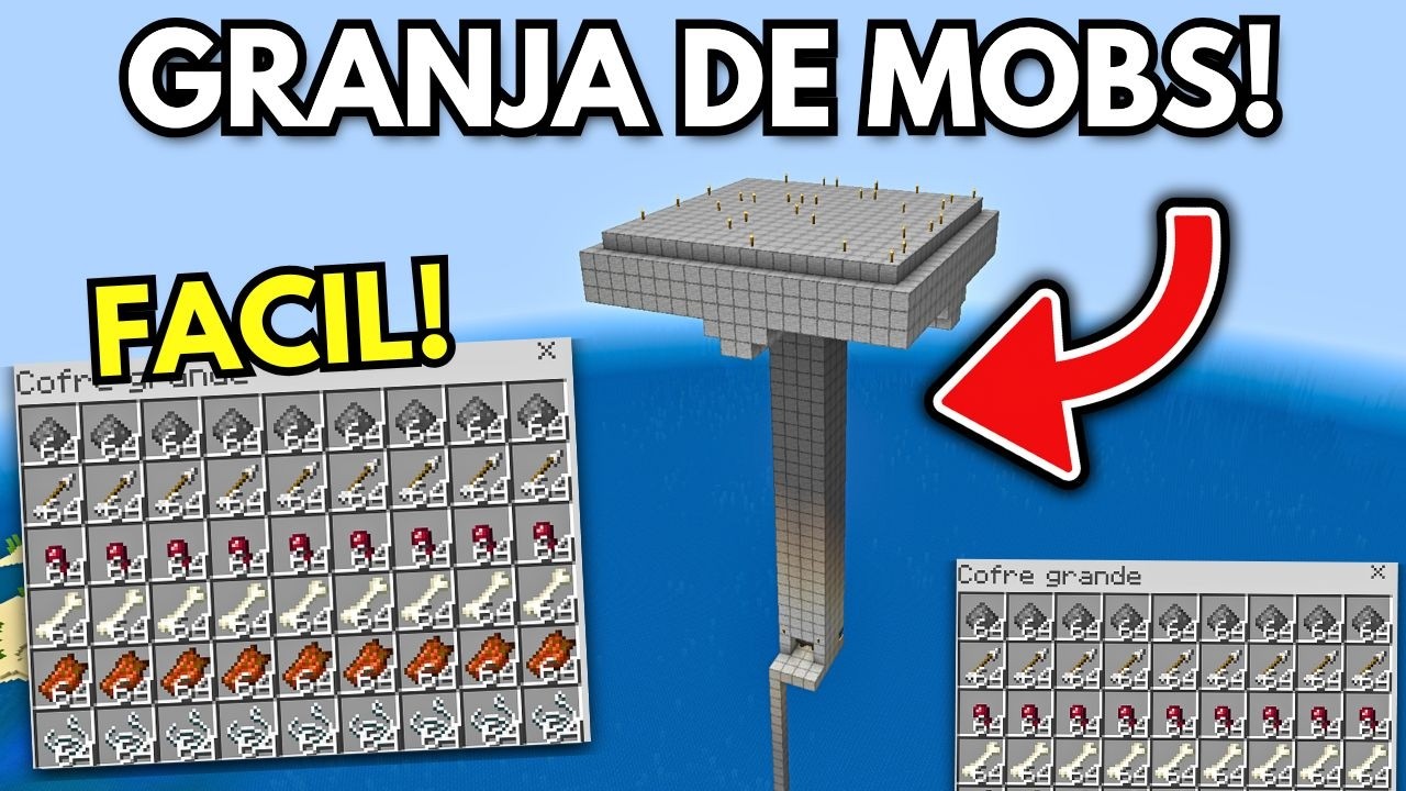 La Mejor Granja de Mobs para Minecraft Bedrock 1.21