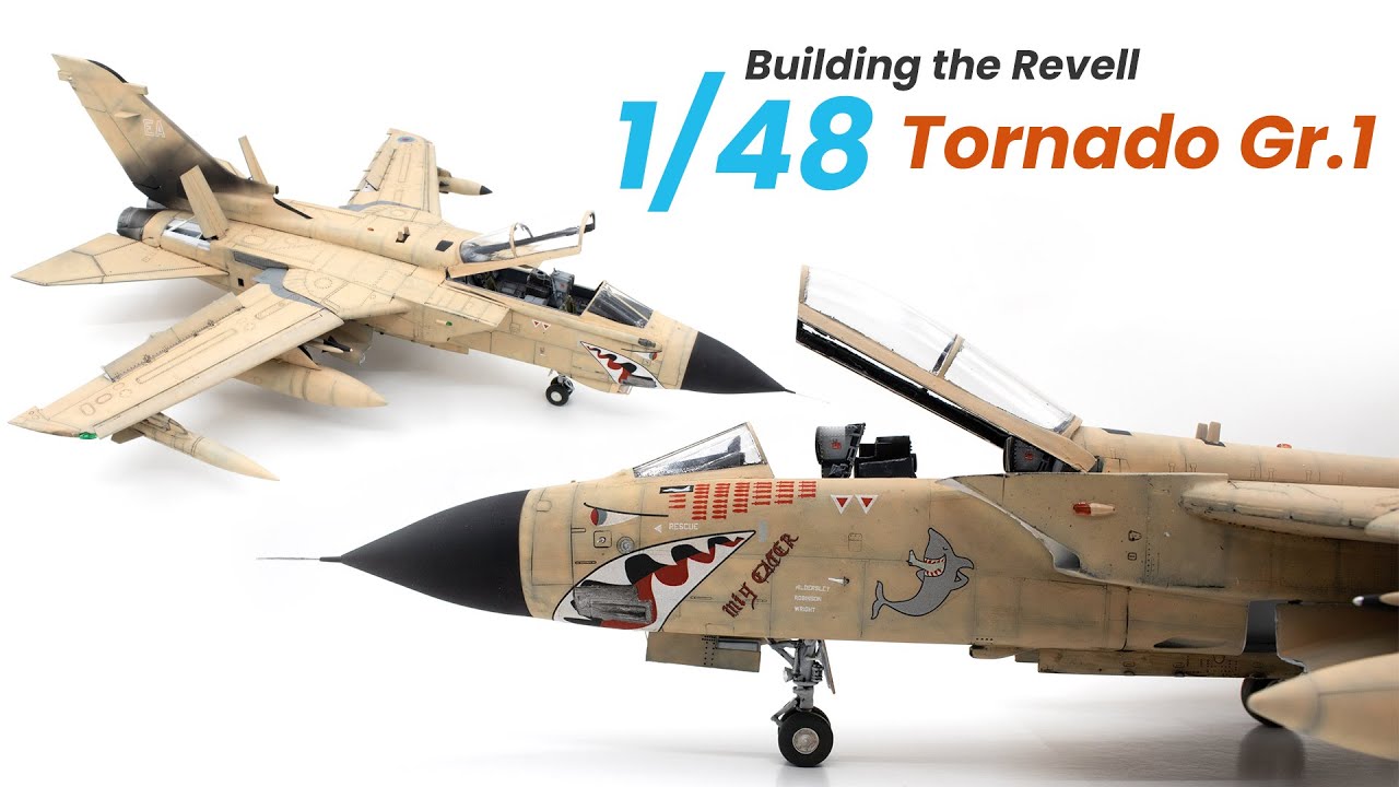 Revell 1/48 Panavia Tornado Gr.1 Gulf War “Mig Eater” Full Build