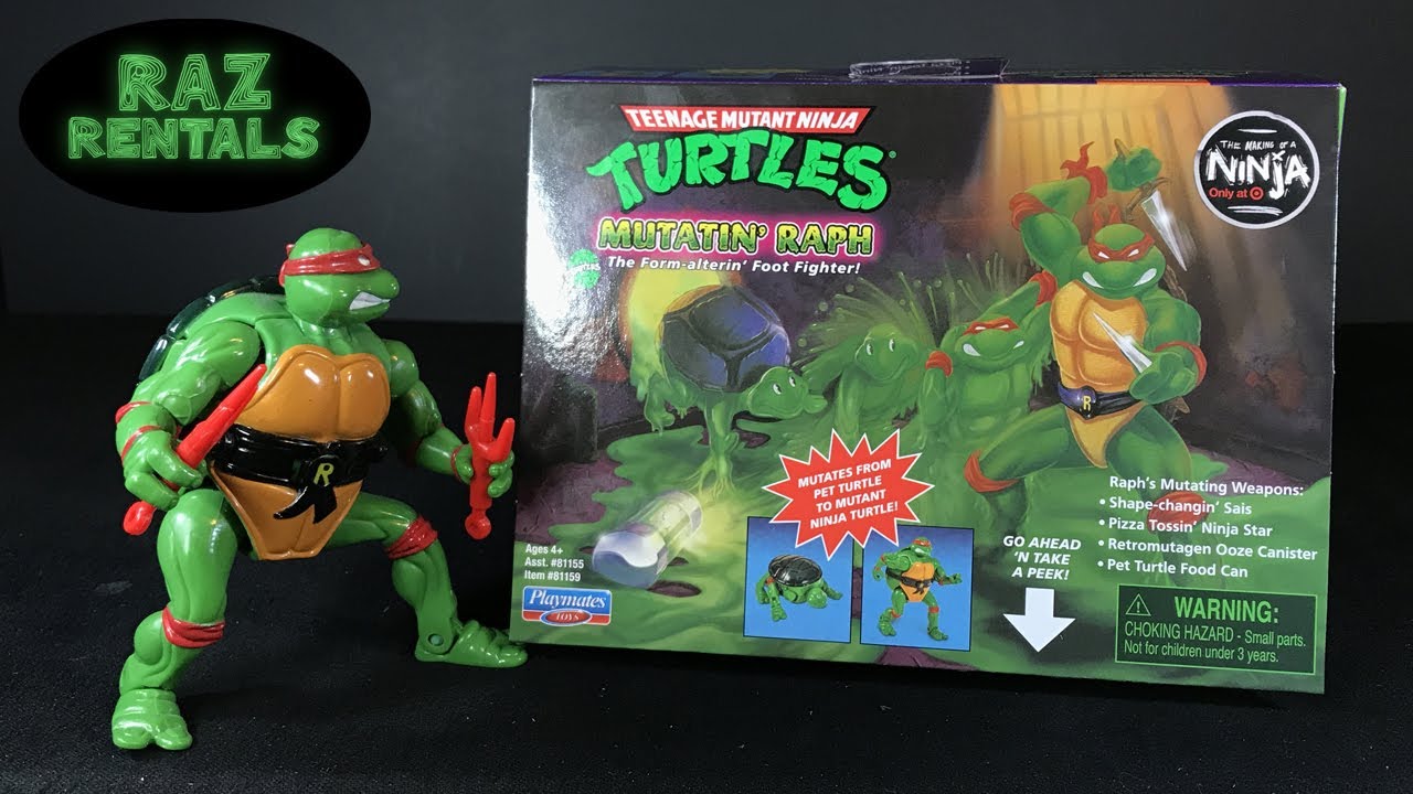 TMNT Playmates 2023 Mutatin' Raph New Reissue Review and Super Comparison 1992 Mutations Raphael