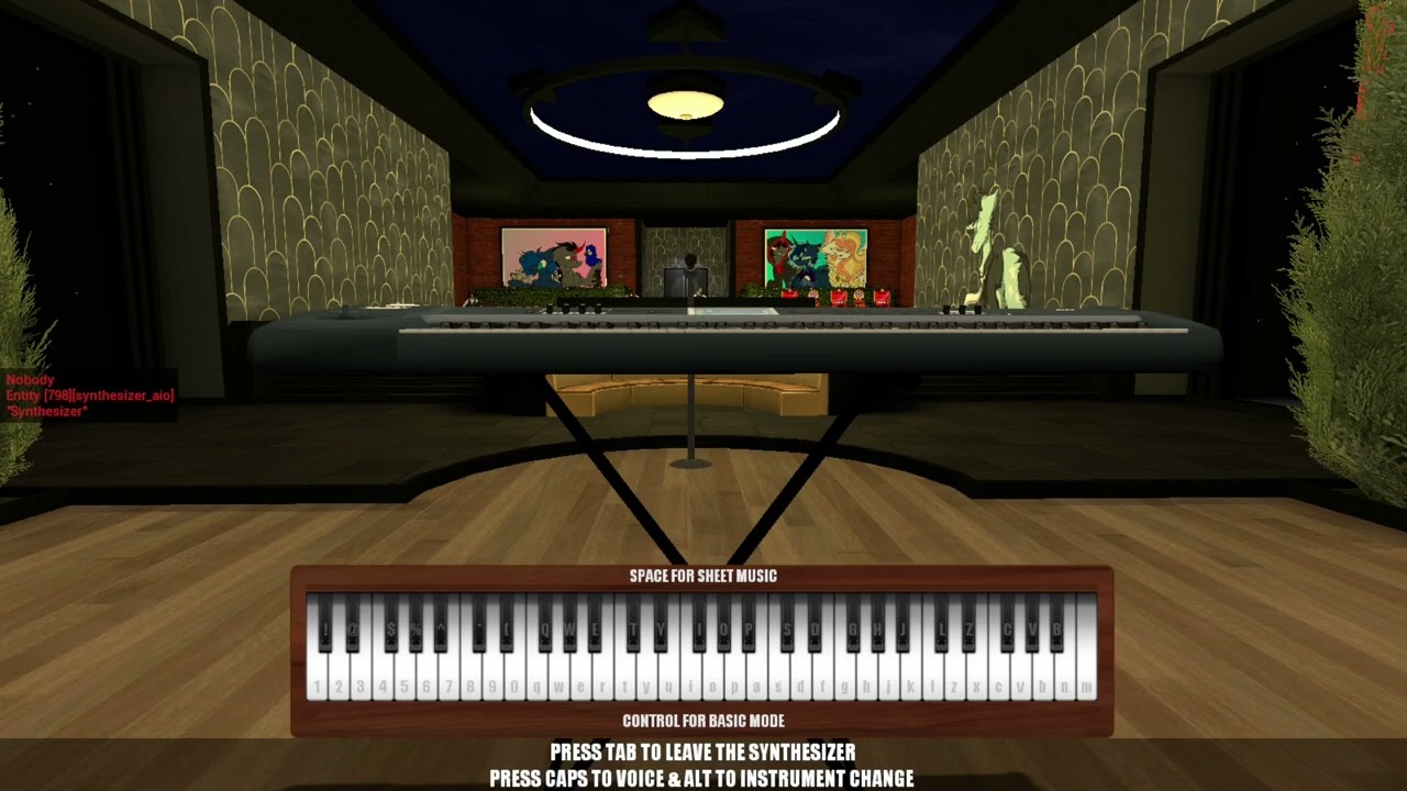 Garry's Mod - Playing Song on Synthesizer